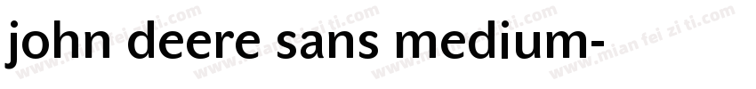 john deere sans medium字体转换